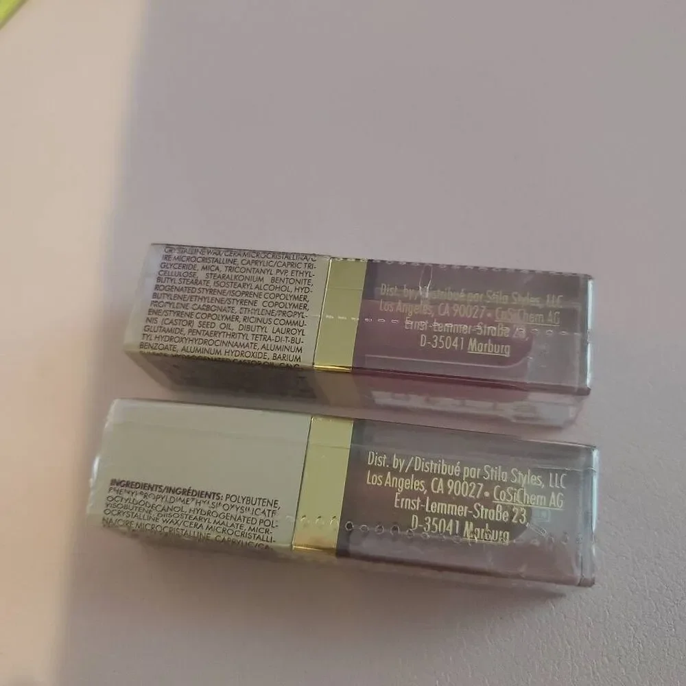 Stila Beauty Boss Elevator Pitch + Synergy Lip Gloss Sealed New Deluxe Mini Size